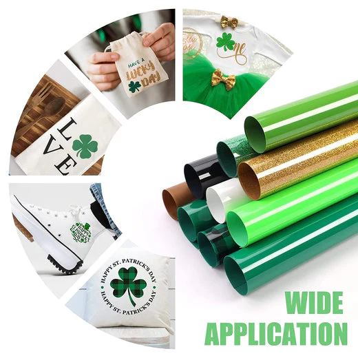 St. Patrick's Day Heat Transfer Vinyl Bundle - 12"x 10" 10 Sheets - Image 7