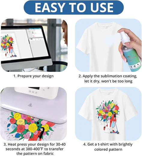 Sublimation Coating Spray for Cotton Shirts 150ml - Image 4