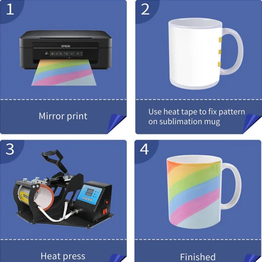 Sublimation Mugs Blank 11 oz - 6 Pack Tazas Para Sublimacion - Image 6