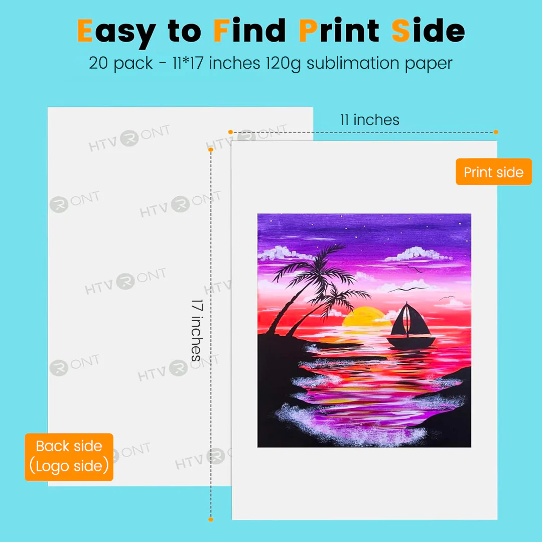 Sublimation Paper 11 x 17 inches - 20 Sheets 120g - Image 3
