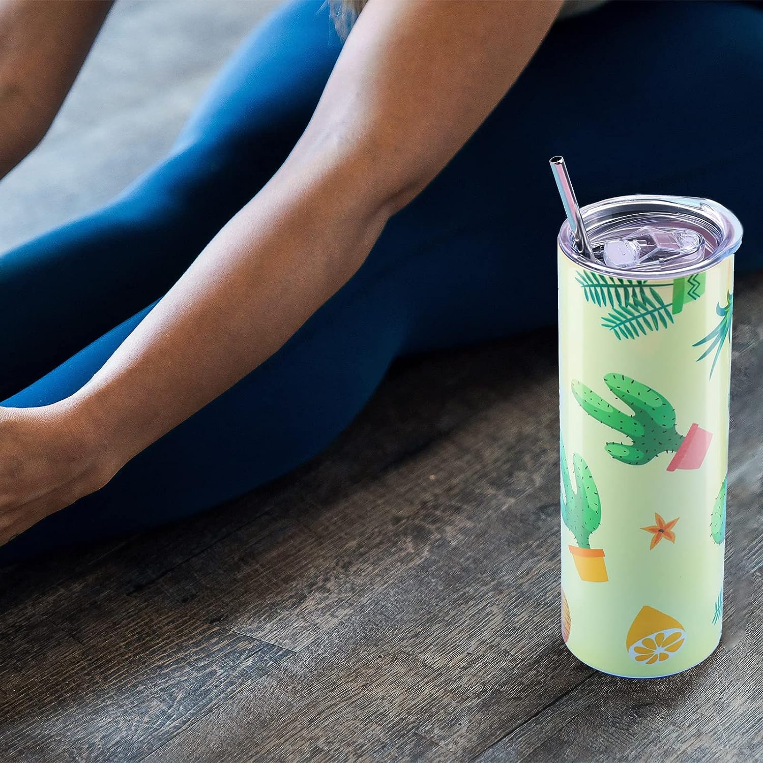 Sublimation Tumbler Blank with Sublimation Paper - Skinny Straight - 20 OZ( 4 Pack) - Image 7
