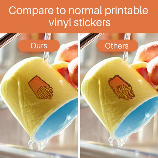 Sublimation Waterproof Sticker Paper Glossy - 20 Pcs - Image 5