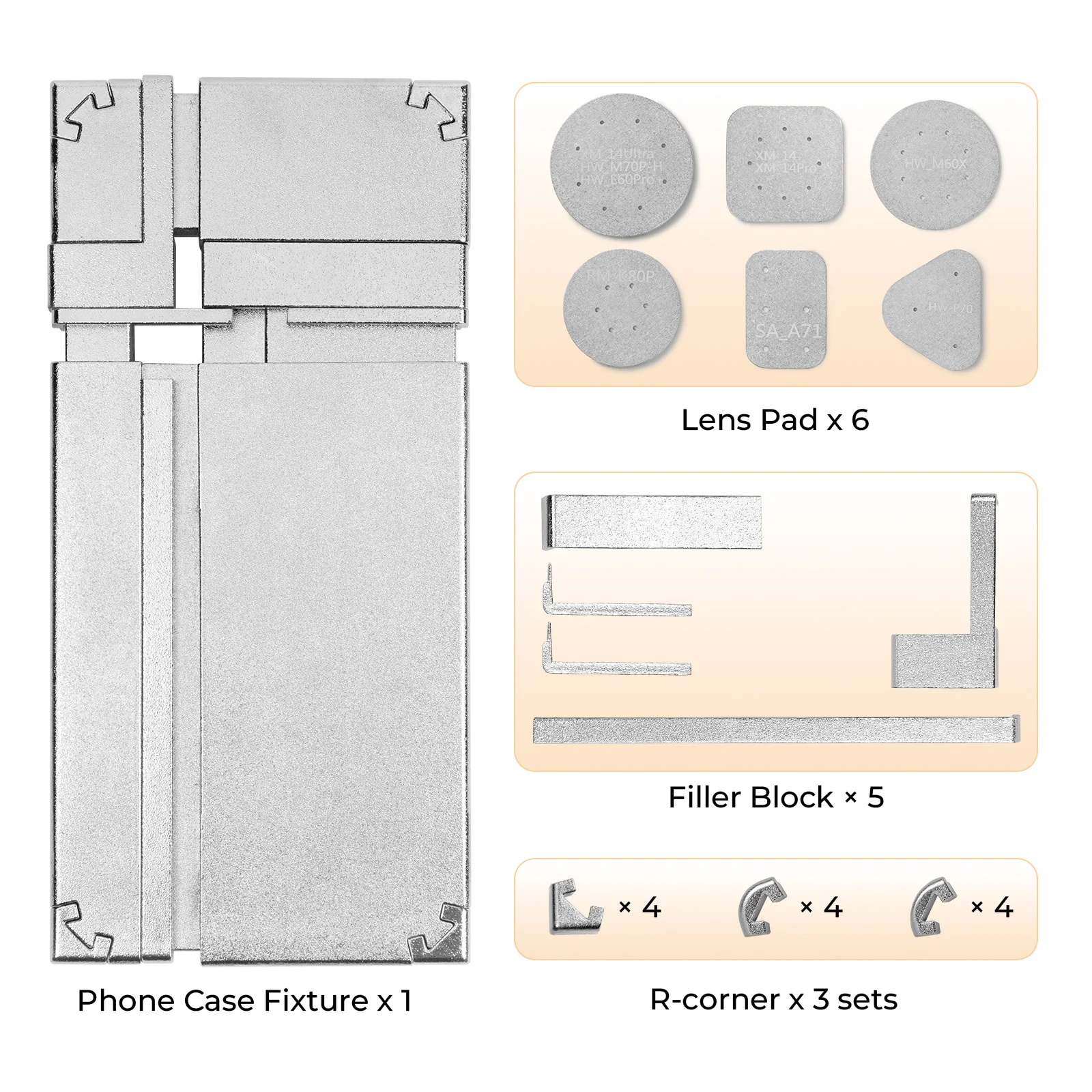 Universal Phone Case Fixture Set, Fit More Phone Cases,For H17 Heat Press - Image 11
