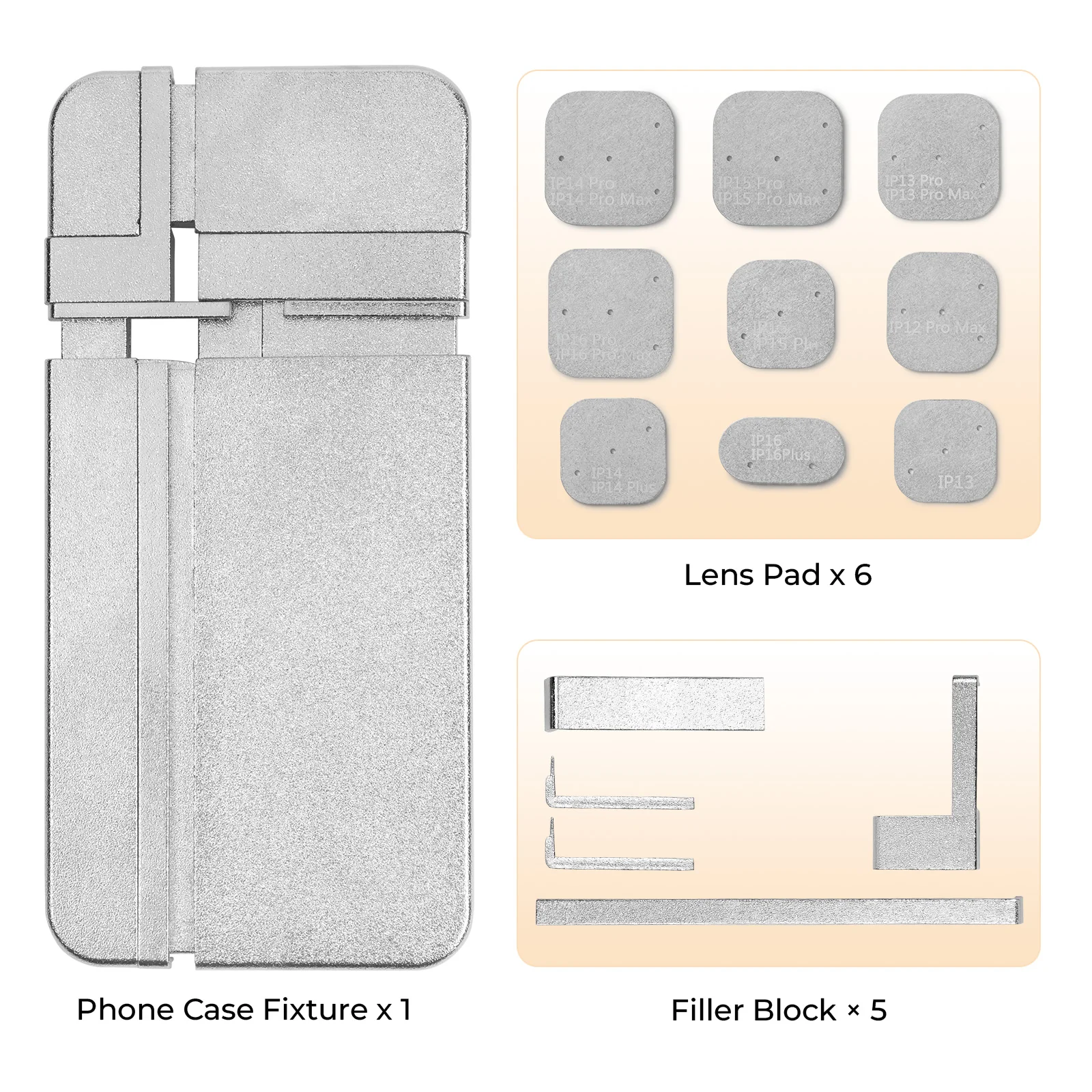 Universal Phone Case Fixture Set, Fit More Phone Cases,For H17 Heat Press - Image 5