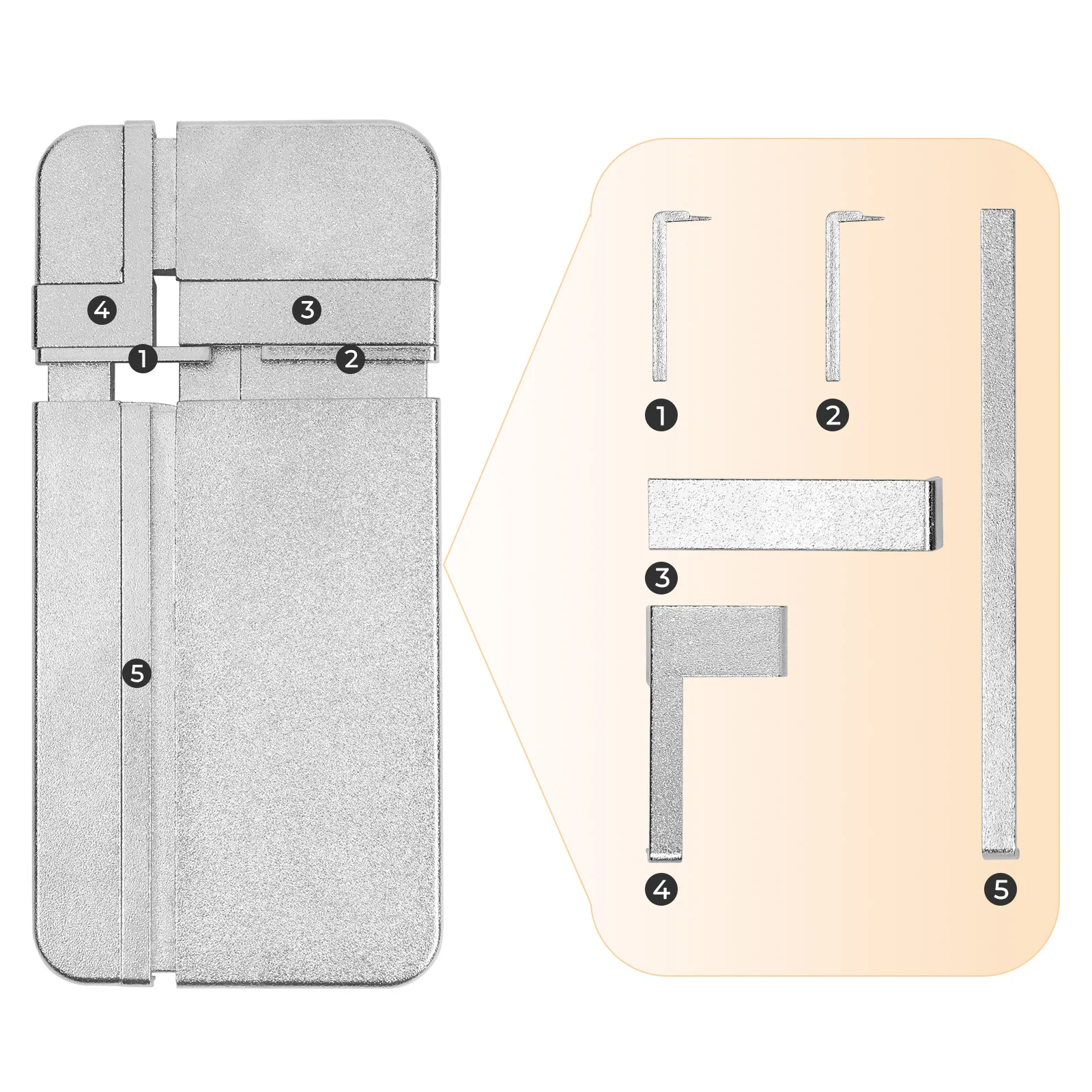 Universal Phone Case Fixture Set, Fit More Phone Cases,For H17 Heat Press - Image 6